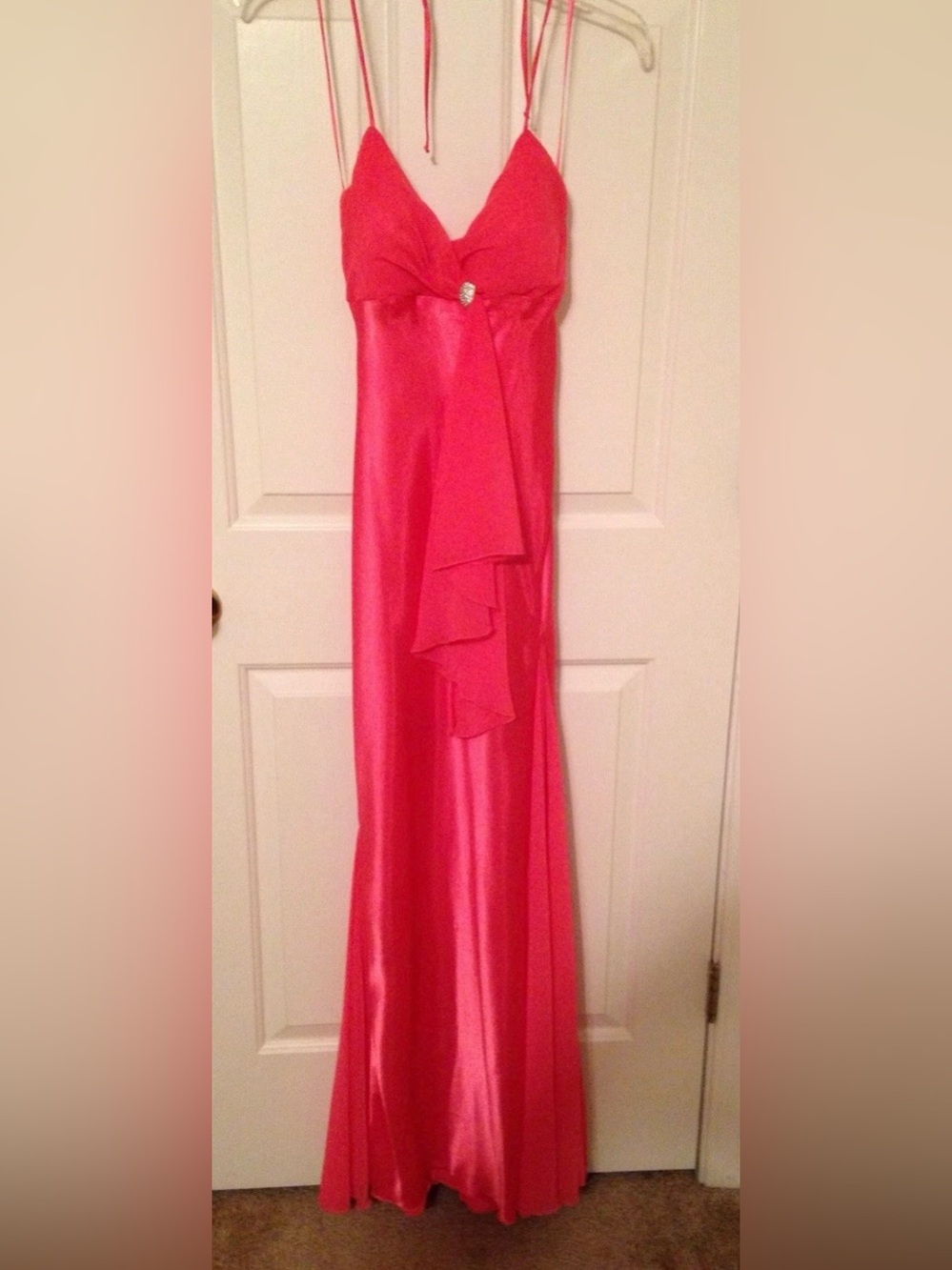 Cache Pink Halter Top Prom/Formal/Evening/Party Gown, Size 4